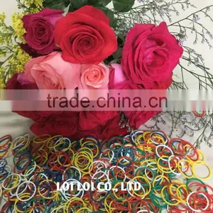 European Top Selling DIY Small Elastic Loom Rubber Bands - Fashion Rubber Band Newest Design Colorful thumbnail-5
