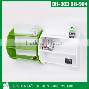 Colorful Cube Wall Shelf, Wooden Round Wall Shelf, Round Shelf thumbnail-5