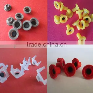 Silicone Button Keypad With Carbon Pill /silicone Transparent Button With 2 Fixed Feet Red Single Buttons thumbnail-1