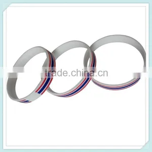 Rubber Silicon Chip Wristband Rubber Charm Bracelet 2015 thumbnail-2