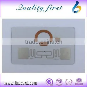 Rewritable EM4100 CR80 Crystal Transparent Chip Cards RFID Cards thumbnail-4