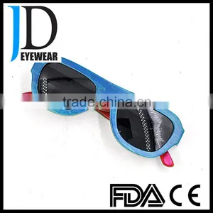 Custom Made Cat 3 UV400 Funny Sunglasses, Fashion Flat Top Aviator Wood Sunglasses thumbnail-6