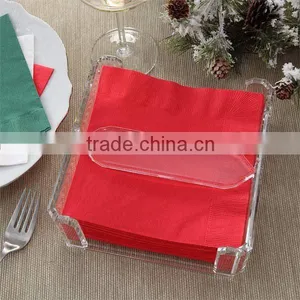 Acrylic Luncheon Napkin Holder/ Acrylic Tissue Box/tissue Box thumbnail-1