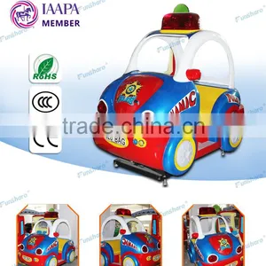Funhshare 2015 Kiddie Ride Police Car Kiidie Ride Ride With Video Game thumbnail-1