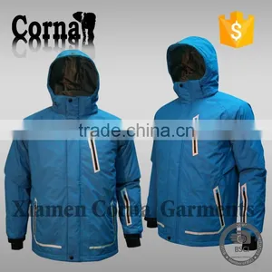 Breathable 3 Layer Nylon Fabric Lightweight Mens Trekking Winter Jacket thumbnail-6