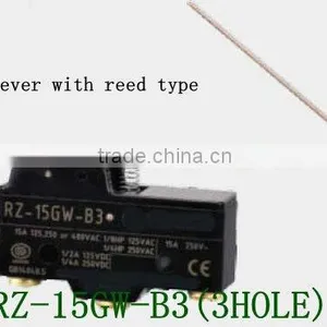 Lever Electrical Micro Switch Snap Action Switch RZ-15GW-B3(three Holes) thumbnail-1