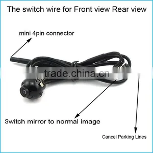 2016Hot! Newest Mini Moving Guide Line 360 Degree Around/rear View Car Mirror Camera XY-1692 thumbnail-6