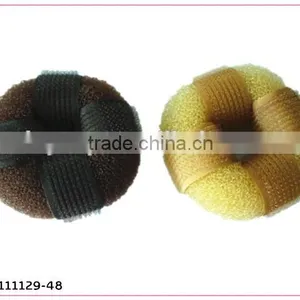 Black Hook and Loop Hair Bun Hair Style Tool thumbnail-1