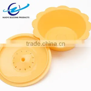 Food-grade Hot Sell Best Quality Custom Folding Silicone Pet Dog Bowl thumbnail-1