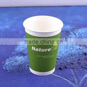 Compostable Hot Paper Cups Biodegradable Disposable Tableware thumbnail-6