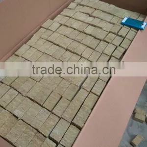 Mineral Fiber Rockwool Cubes 100kg/m3 for Hydroponic High Absorbent Water thumbnail-5