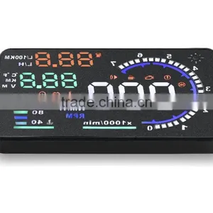 A8 Car HUD System OBD2 Speed Display Car Security Device thumbnail-1