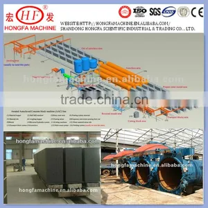 Full-automatic AAC Production Line Aerated Automated Lightweight Aac Plant Foam Block Cutting Machinery thumbnail-1