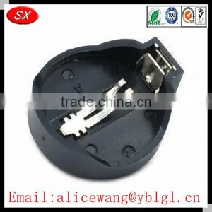 Custom Nickel Plated/stainless Steel/copper Battery Holder for Battery CR2032,CR1220 thumbnail-1