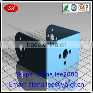 2015 ISO/SGS Customized Colorful Anodized Blue/black/white Aluminum Bracket 6061/7075 thumbnail-1