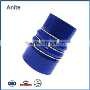High Temperature Reducer Silicone Rubber Hose Steel Wire Reinforced Rubber Pipe thumbnail-1