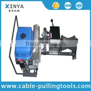 Winch Manufacturer 1 Tons Cable Winch HONDA/YAMAHA Engine for Power Construction thumbnail-4