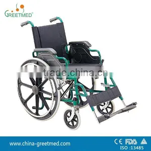 Cheap Price Economy Portable Hospital Used Manual Wheelchair thumbnail-1