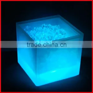 LED Color Lights Changing Square Waterproof Ice Bucket Beer Champagne Party Bar thumbnail-4