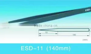 Vetus ESD-11 Anti-static ESD Pointed Stainless Steel Tweezers thumbnail-1