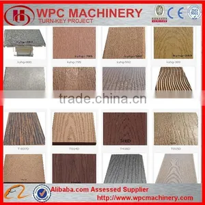 Small Volume Electrical Wpc Embossing Machine For Outdoor Floor thumbnail-4