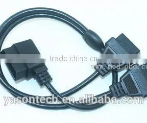 Vehicle-mounted Data Cable Splitter Right Angle J1962M to 2 J1962F thumbnail-1