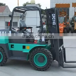 New Small 4000kg CPCY40 Diesel Forklift/off Road Forklift thumbnail-5