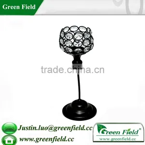 Metal Candle Holders With Glass Decoration,Metal Candle Holder thumbnail-1