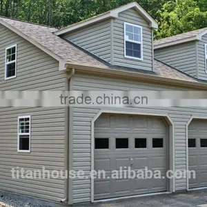 Cheap 2 Car Mobile Prefab Garage thumbnail-2