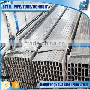 80/80/1.5mm Hollow Section Pre Galvanized Steel Square Tube thumbnail-1