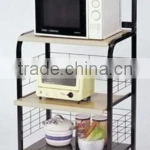 Metal Microwave Oven Shelf Storage Stand Organizer thumbnail-2