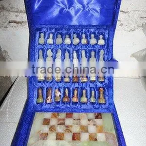 Natural Color 2017 ONYX CHESS BOARDS WITH FIGURES thumbnail-5