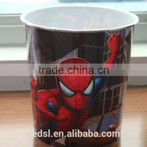 Round Cartoon Plastic Ash Bin,trash Bin & Garbage Can Without Lid thumbnail-3