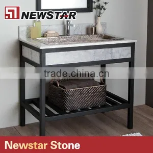 Newstar Hotel Metal Bathroom Vanity Base thumbnail-4