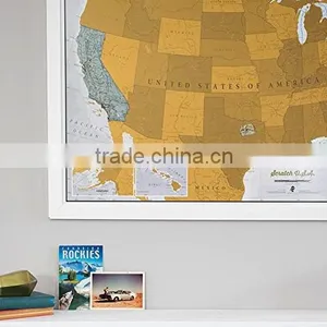 Scratch USA Scratch off Places You Travel America (US) Detailed Cartography Including US States thumbnail-4