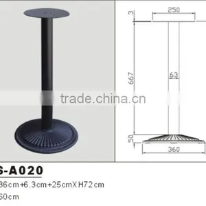 Black Cast Iron Table Base for Sale thumbnail-1