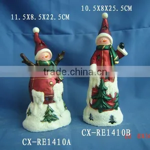 Polyresin Snowman Figurine Polyresin Angel Figurine; Resin Deer Statue; Resin Elf Figurines thumbnail-1