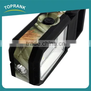 Outdoor Super Bright Camouflage Printed Flat Magnetic Flashlight With Hook thumbnail-4