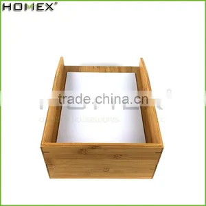 Office Desk Accessories--bamboo Letter Tray Homex-BSCI thumbnail-1