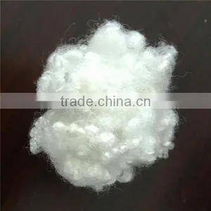 Hollow Conjugated Polyester Fiber 15D*51mm Siliconized Pattern Raw White for Filling thumbnail-5