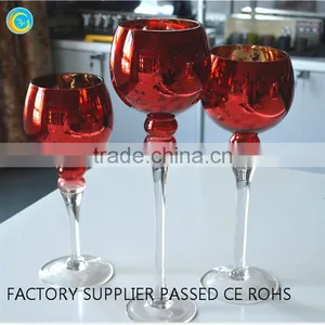 Tall Glass Candle Holders thumbnail-4