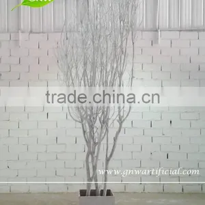 GNW WTR1506 Decorative Table Top Tree Home Furnishing White Artificial Dried Trees Window Display thumbnail-1