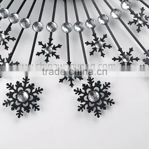 Stylish Wall Clock With Snow for Bedrooms thumbnail-3