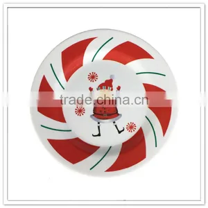FDA Custom Size Wholesale Christmas Design, Holiday Tableware Unbreakable Melamine Christmas Snowman Bowl thumbnail-2