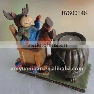 Christmas Elk and Candleholder Christmas Decoration thumbnail-1