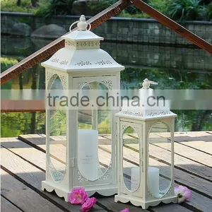 New 2017 White Vintage Style Moroccan Lantern Candle Holders thumbnail-3