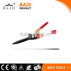 BD-HS108 10inch Wooden Handle Grass Garden Pruning Hedge Shear thumbnail-1