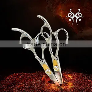 Hot Selling Barber Scissors No Foldableb Black Good Quality Hair Cutting Scissors thumbnail-1