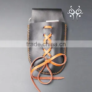 QJ-CP17 Leather Bag Barber Hair Shears Bag thumbnail-2