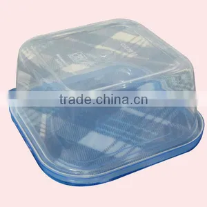 4Pcs Plastic Transparent Plastic Food Container thumbnail-5